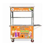 Xe trà sữa mái chùa 1m2 XI-120-MA