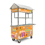 Xe trà sữa mái chùa 1m2 TS1200-C
