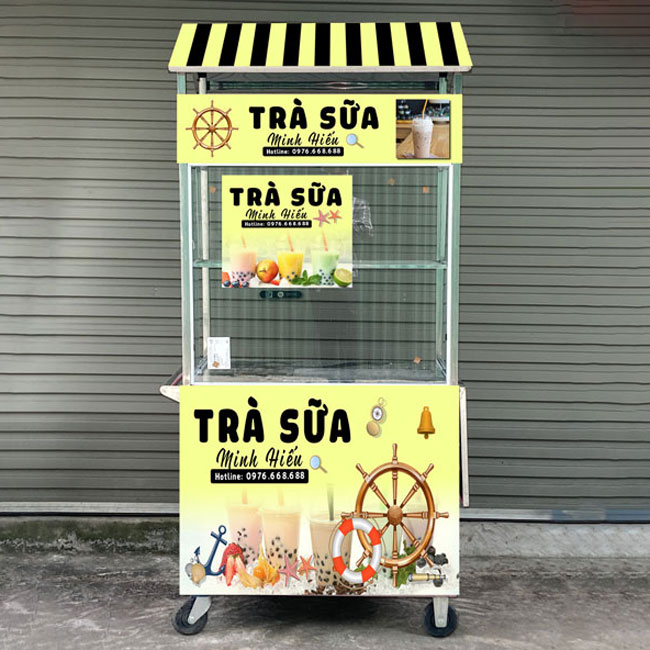 Xe trà sữa mái chùa 90cm