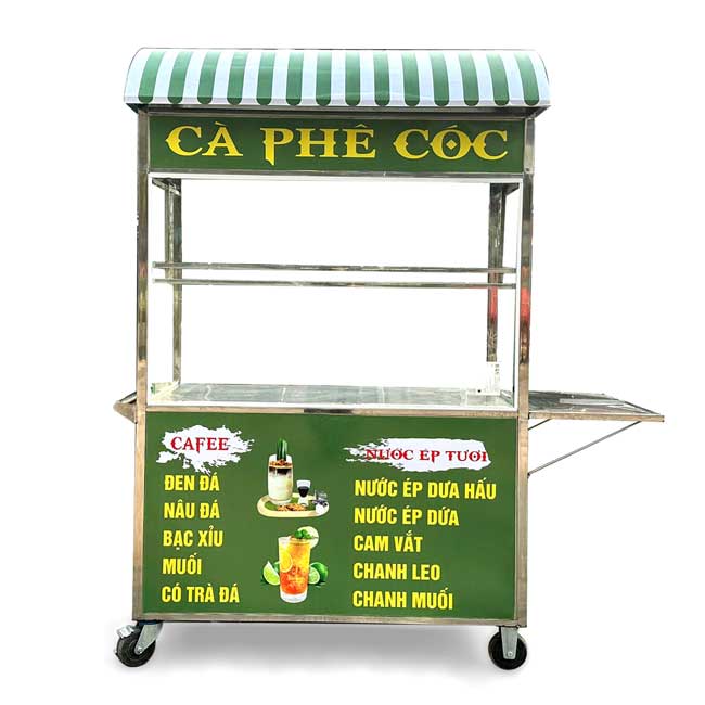 Xe cà phê mái vòm 1m2 CF1200-V