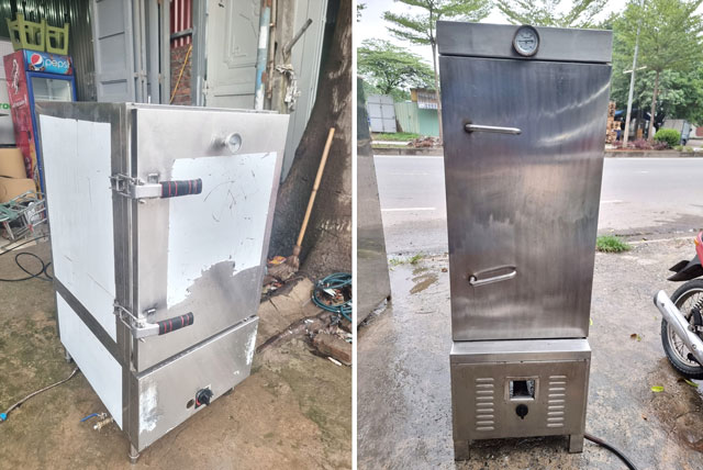 Địa chỉ mua tủ nấu cơm công nghiệp cũ