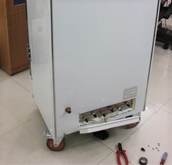 Kiểm tra toàn bộ điểm đấu trước khi cấp điện