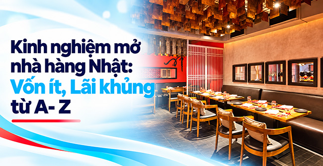 Kinh nghiệm mở nhà hàng Nhật