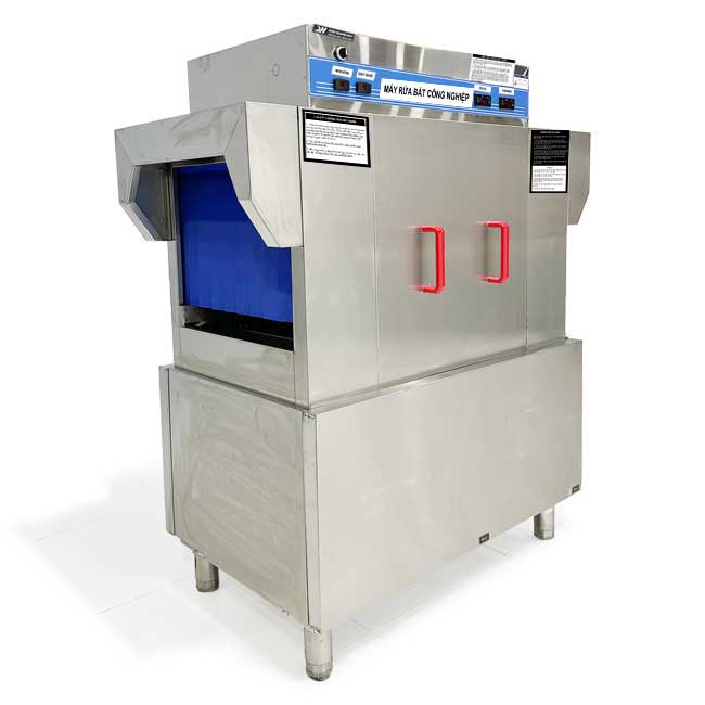 Máy rửa bát công nghiệp băng chuyền QHMRB-4