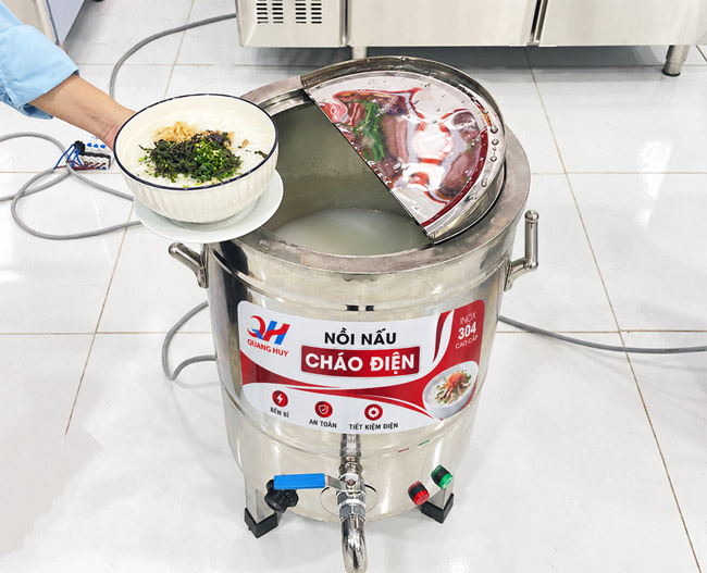 Nồi Cháo 60l Hạn Chế Tối Đa Tình Trạng Cháo Cháy Khê