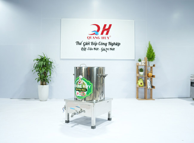 Nồi phở 20 lít tủ điện rời thiết kế hiện đại