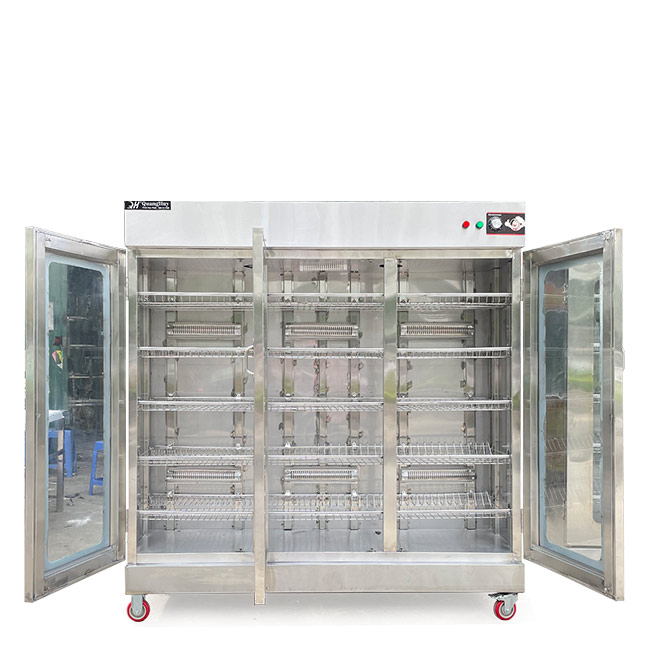 Tủ sấy bát 3 cánh kính