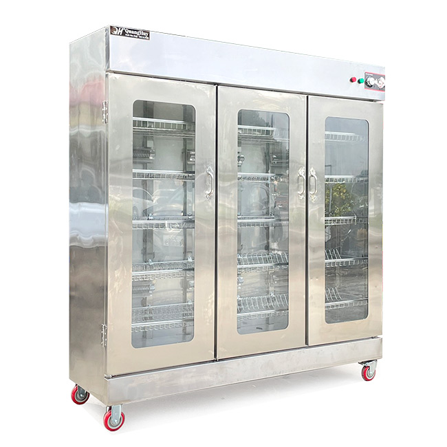 Tủ sấy bát 3 cánh kính