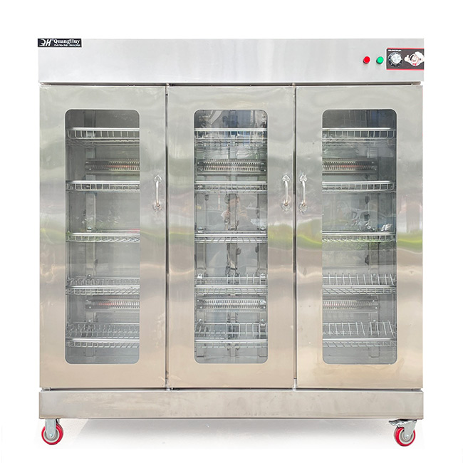 Tủ sấy bát 3 cánh kính