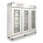 Tủ sấy bát 3 cánh kính