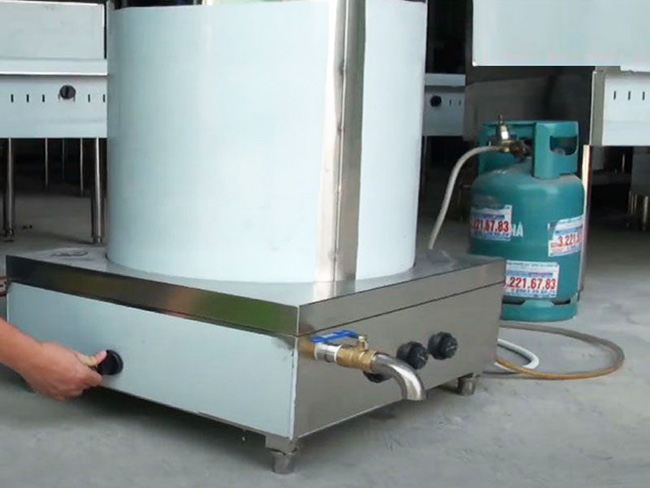 Van xả nước nồi nấu phở gas