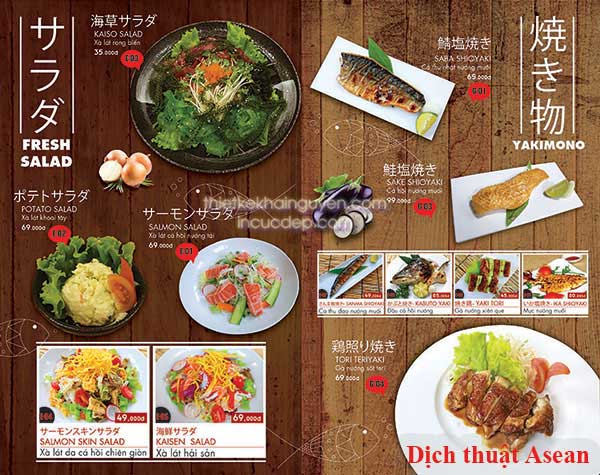 Xây dựng menu Nhật phù hợp với thị trường