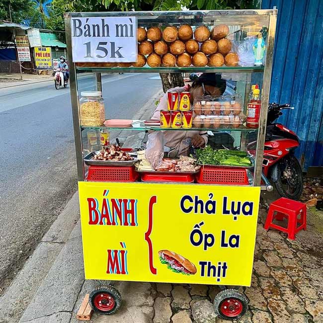 Xe bánh mì cũ tại Cần Thơ