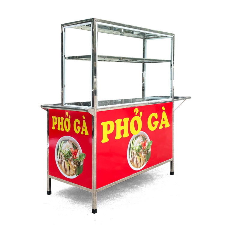 Xe bán phở mái bằng 1m5 XI-150-MB
