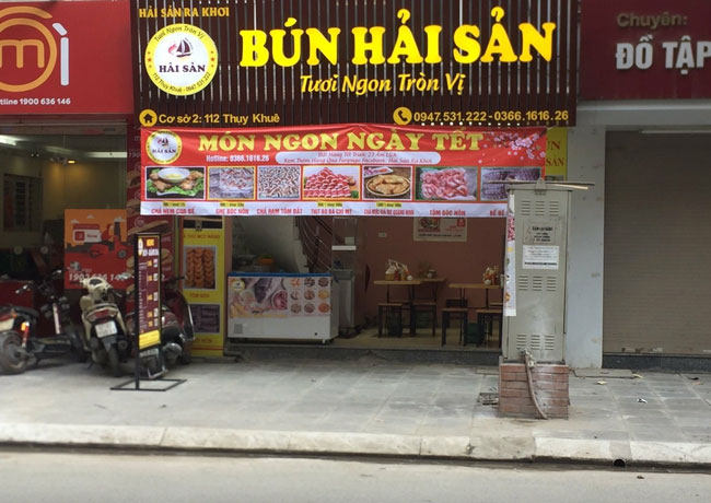 Cần chuẩn bị gì mở quán bún hải sản