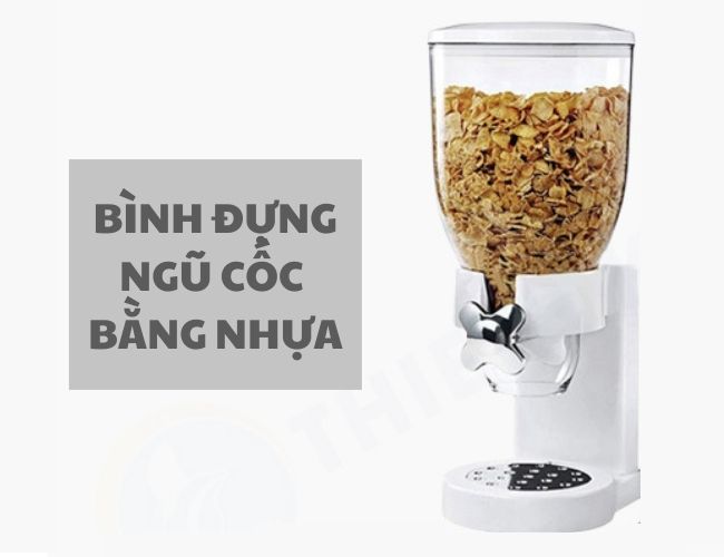 Bình đựng ngũ cốc bằng nhựa