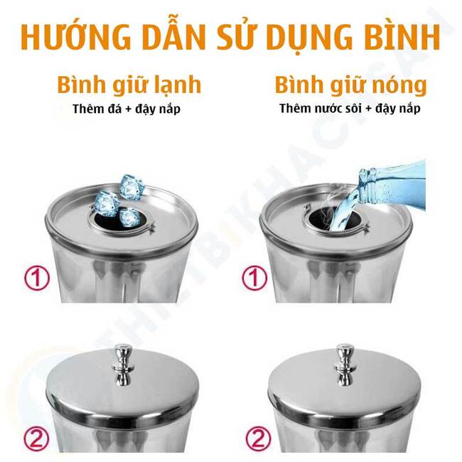 Cách sử dụng bình đựng nước trái cây 3l 1 ngăn