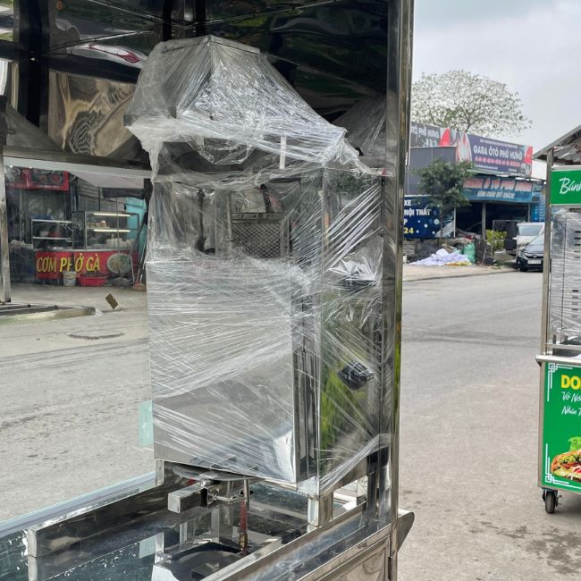 Bộ phận nướng thịt xe bánh mì Thổ Nhĩ Kỳ