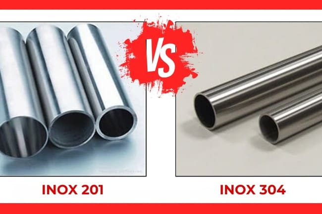 Chất liệu tủ sấy bát từ inox 201 và 304