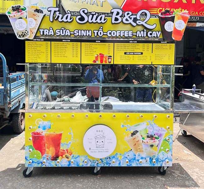 Có nên mua xe trà sữa thanh lý tại Biên Hoà không