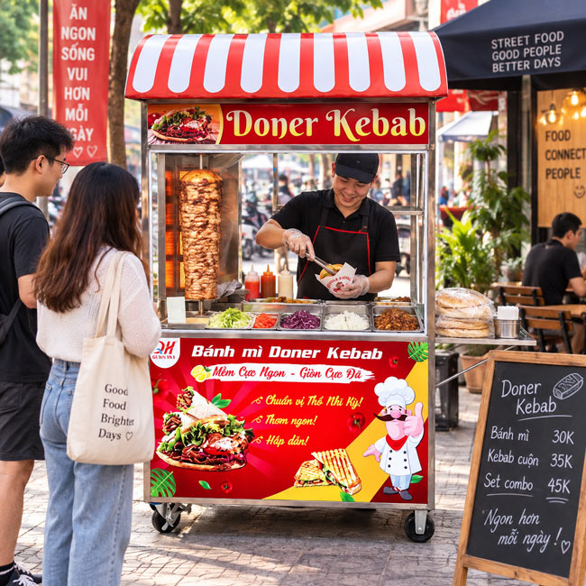 Có Thể Phục Vụ Mô Hình Bán Hàng Tại Chỗ Hoặc Lưu Động