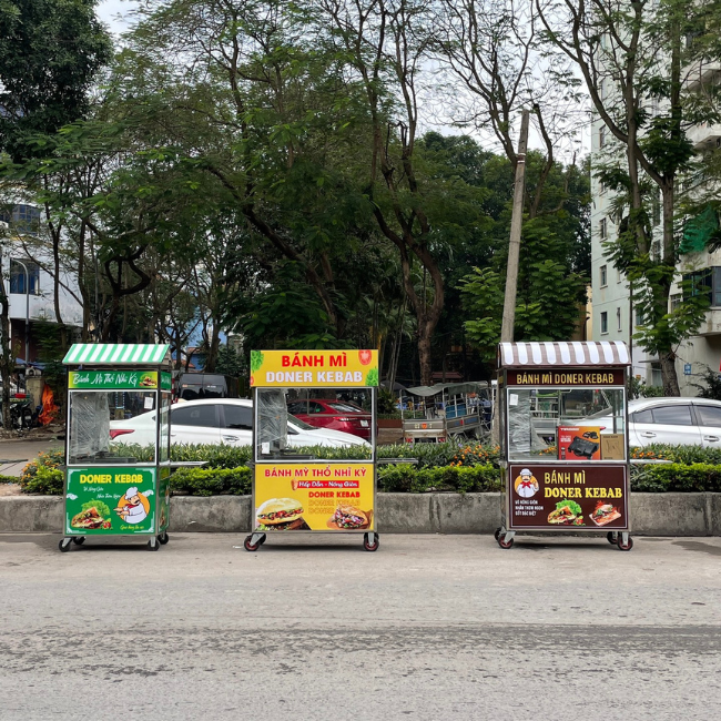 Hình ảnh thực tế các mẫu xe bánh mì Thổ Nhĩ Kỳ