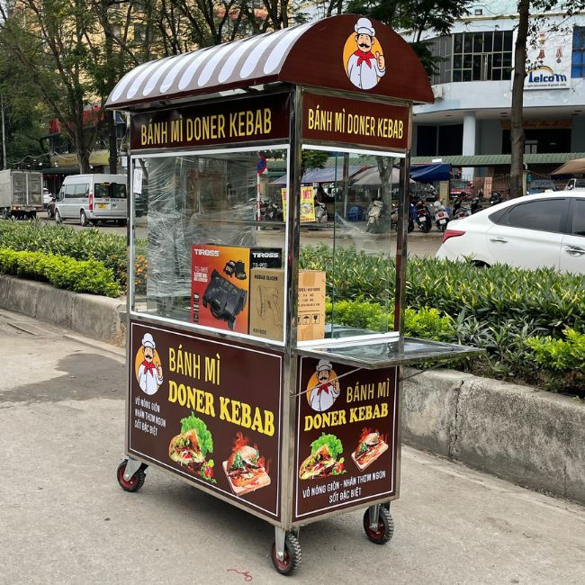 Khoang trưng bày xe bánh mì Thổ Nhĩ Kỳ
