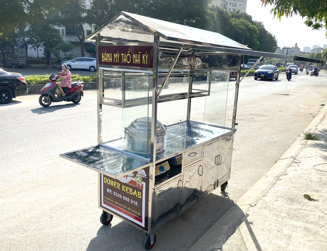 Mặt Bàn Chế Biến Và Bàn Gấp Phụ