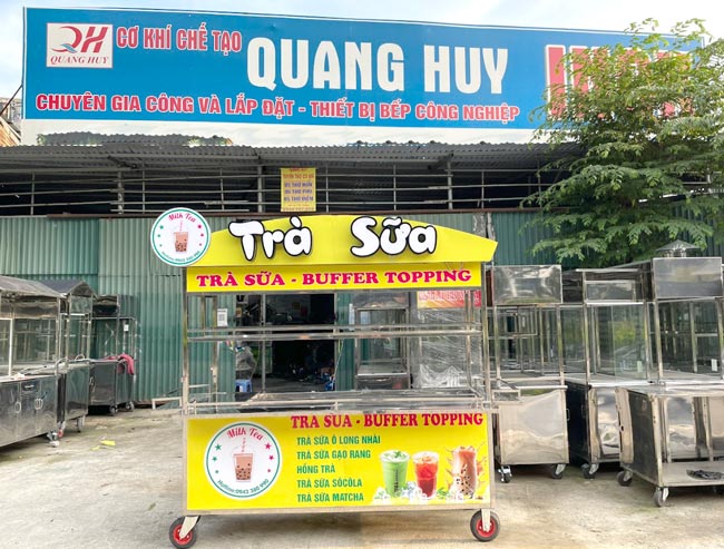 Xe trà sữa đẹp tại Quang Huy