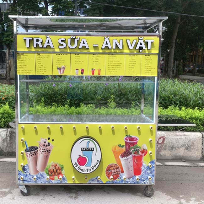 Mua xe trà sữa thanh lý online