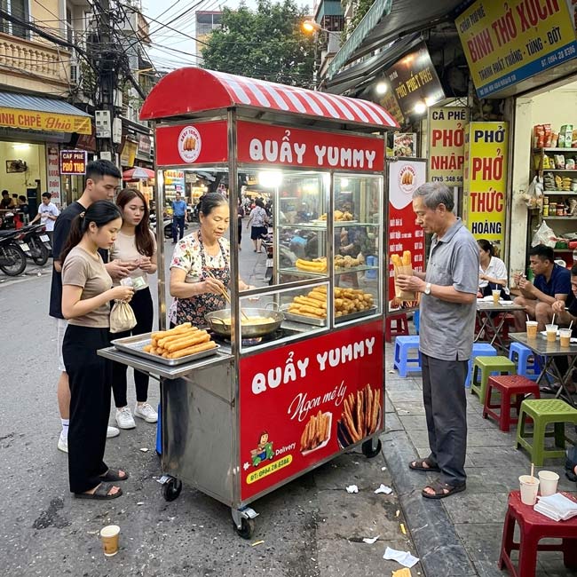 Người khởi nghiệp kinh doanh đồ ăn sáng