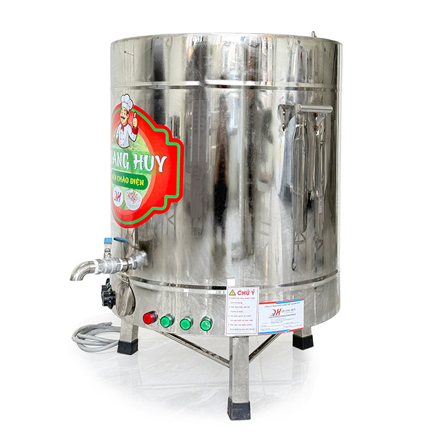 Nồi nấu cháo điện 500l nấu 50kg gạo/mẻ
