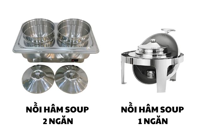 Phân loại nồi hâm soup theo số lượng