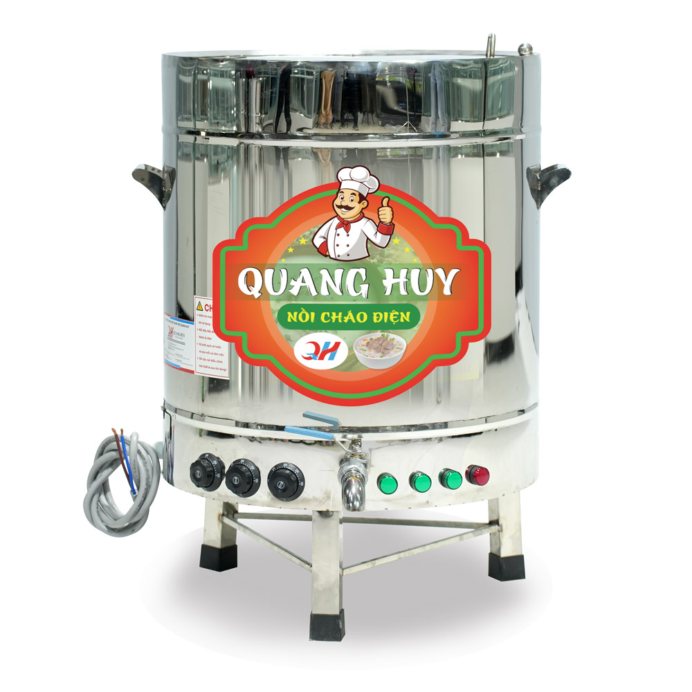 Nồi nấu cháo điện 500L inox 304 NC500