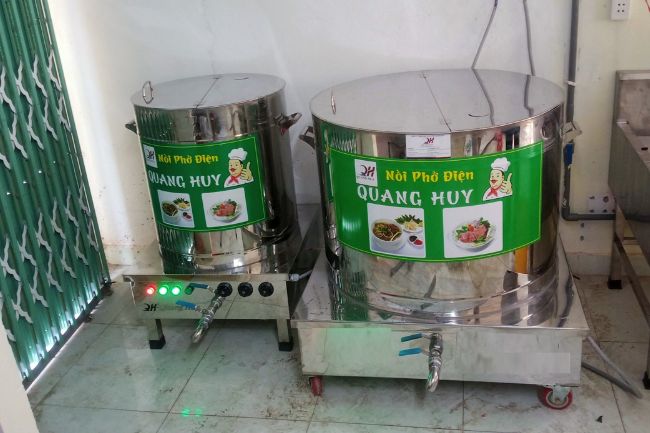 Nồi phở điện rời 300l phù hợp sử dụng cho quán ăn, nhà hàng lớn