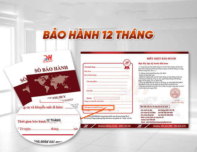 Quang Huy bảo hành xe hủ tiếu