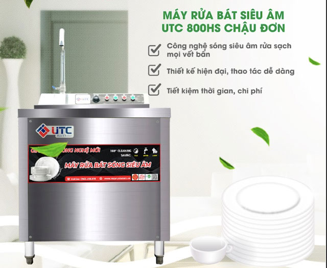 Nguyên lý hoạt động của Máy rửa bát UTC 800HS