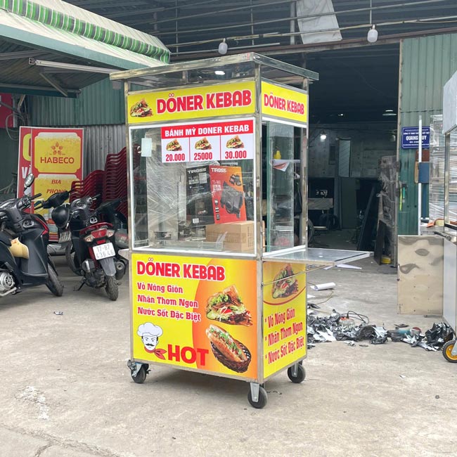 Tủ kính giúp thực phẩm luôn sạch sẽ
