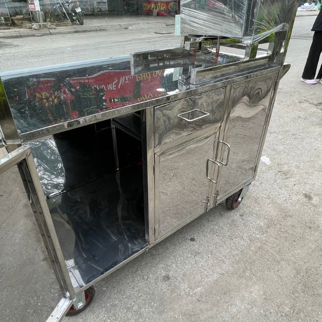Tủ lưu trữ xe bánh mì Thổ Nhĩ Kỳ mái vòm
