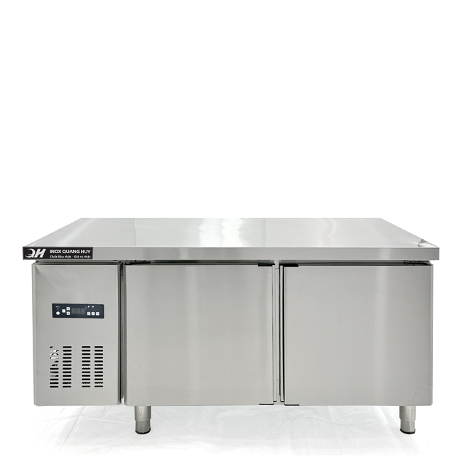 Tủ mát bàn chặt 2 cánh 260l làm lạnh quạt gió