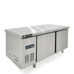 Tủ mát bàn chặt 2 cánh 260l làm lạnh quạt gió