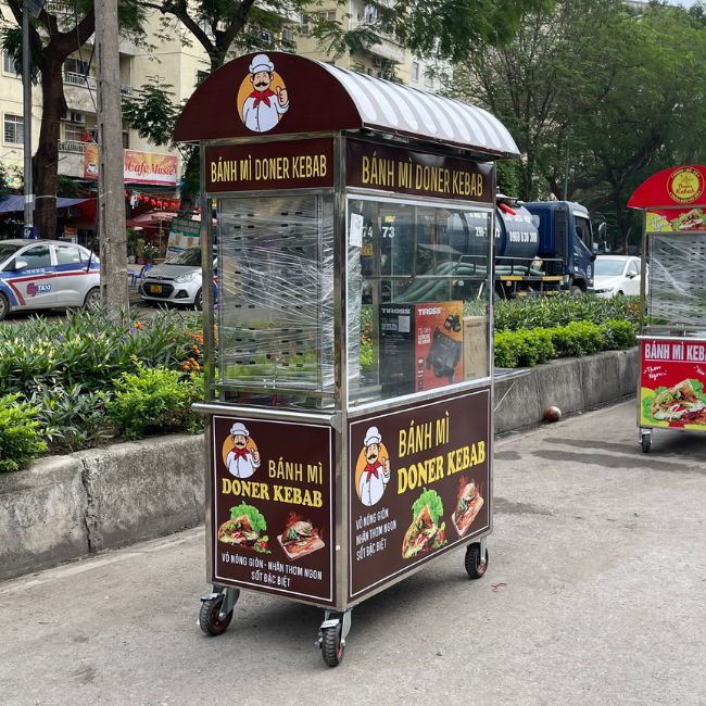 Ứng dụng xe bánh mì Thổ Nhĩ Kỳ mái vòm