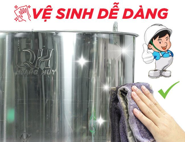 Dễ dàng vệ sinh