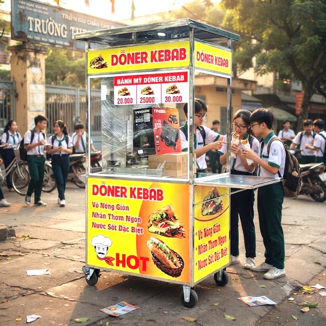 Trường học và khu ký túc xá