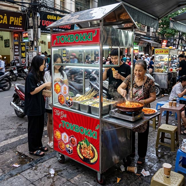 Xe Bán Tokbokki XI-100-MB Phù Hợp Với Những Ai
