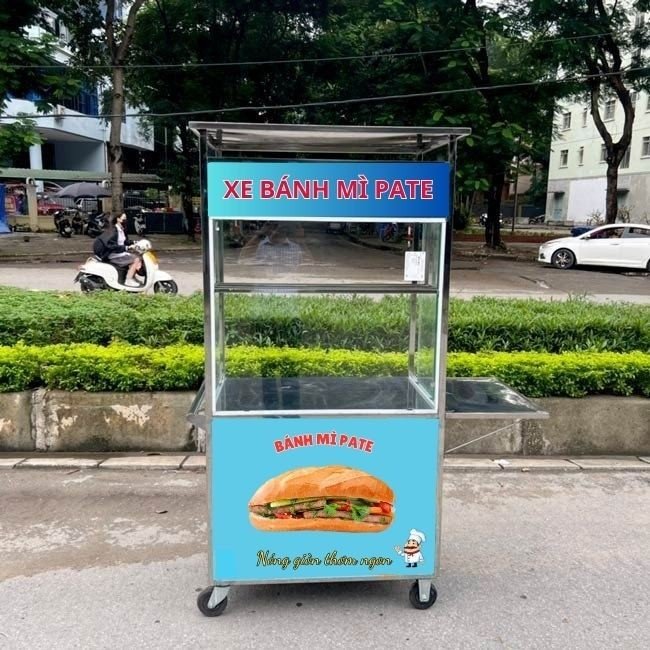 Xe bánh mì pate cỡ nhỏ từ 90cm - 1m