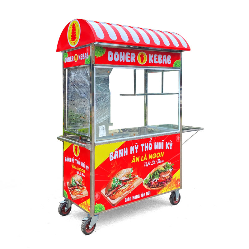 Xe bánh mì Thổ Nhĩ Kỳ mái vòm 1m5 XBM-TNK1.5