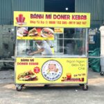 Xe bánh mì Thịt Nướng mái bằng 1m8 TN1800-B