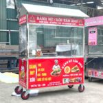 Xe bánh mì Thịt Nướng mái chùa 1m5 TN1500-C