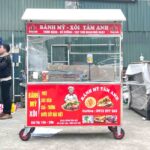 Xe bánh mì Thịt Nướng mái chùa 1m5 TN1500-C